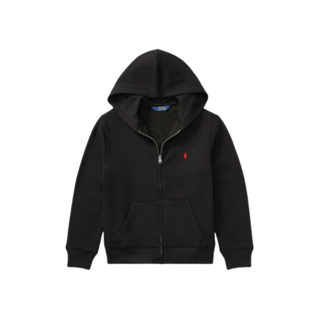 POLO RALPH LAUREN拉夫劳伦 大童纯色刺绣连帽卫衣外套 323547626