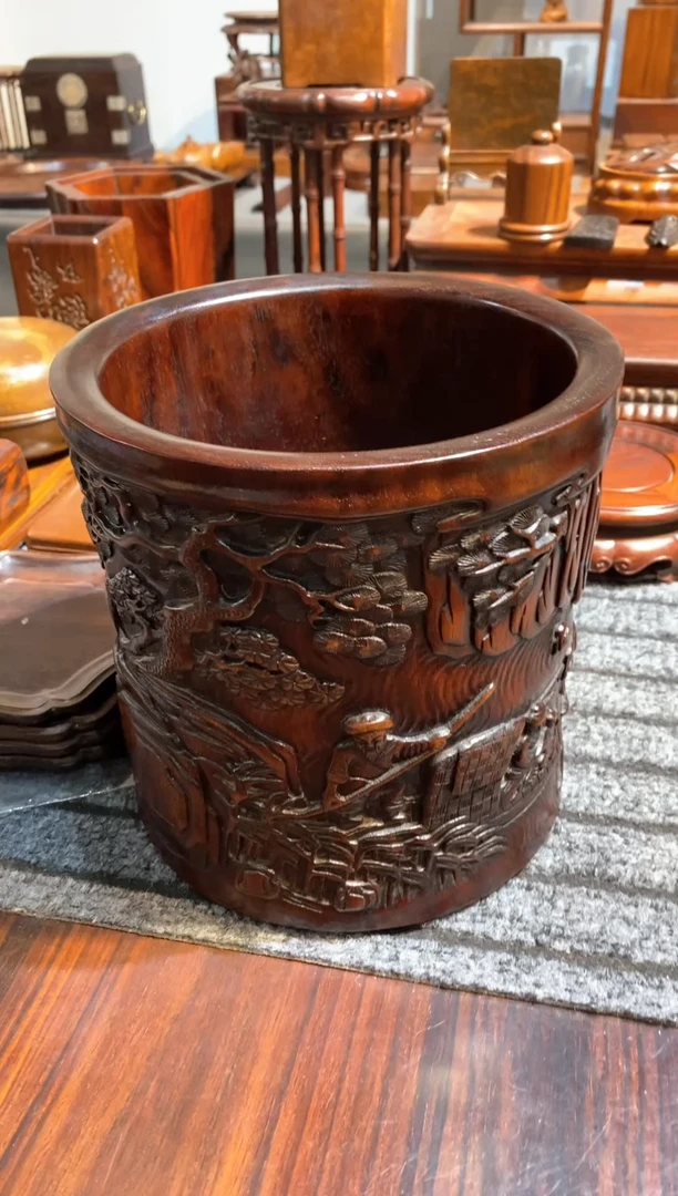 【闪购商品】贡木木雕明清木器文房雅玩