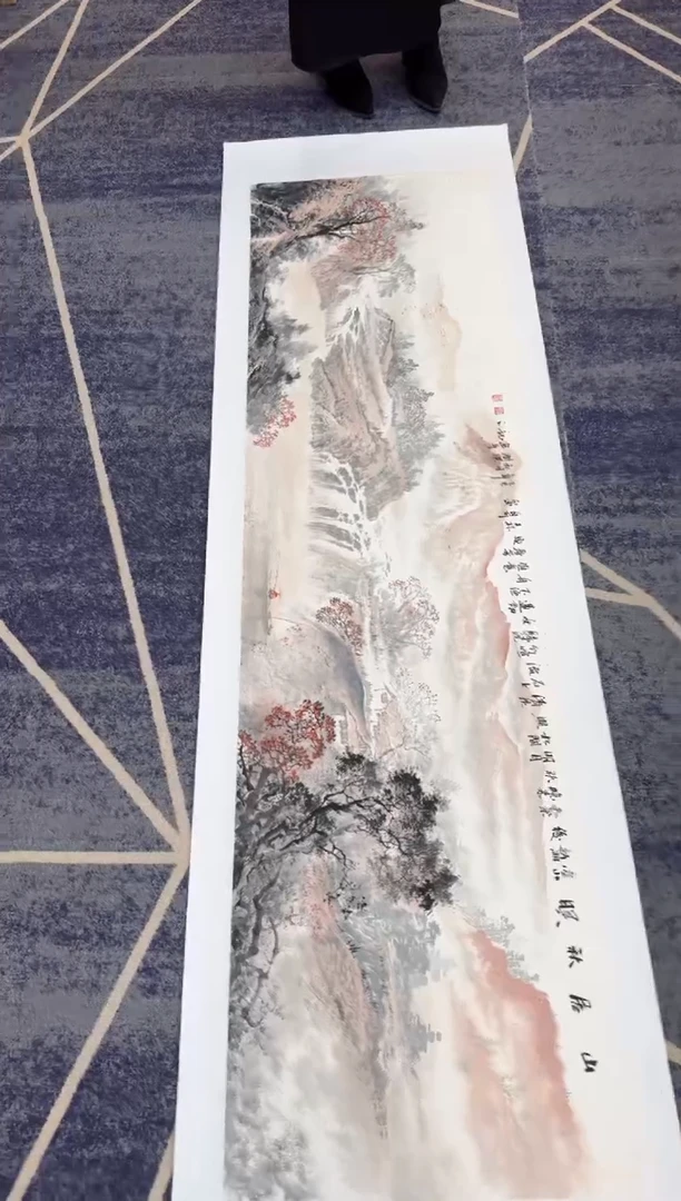 国画作品山水花鸟纯手绘