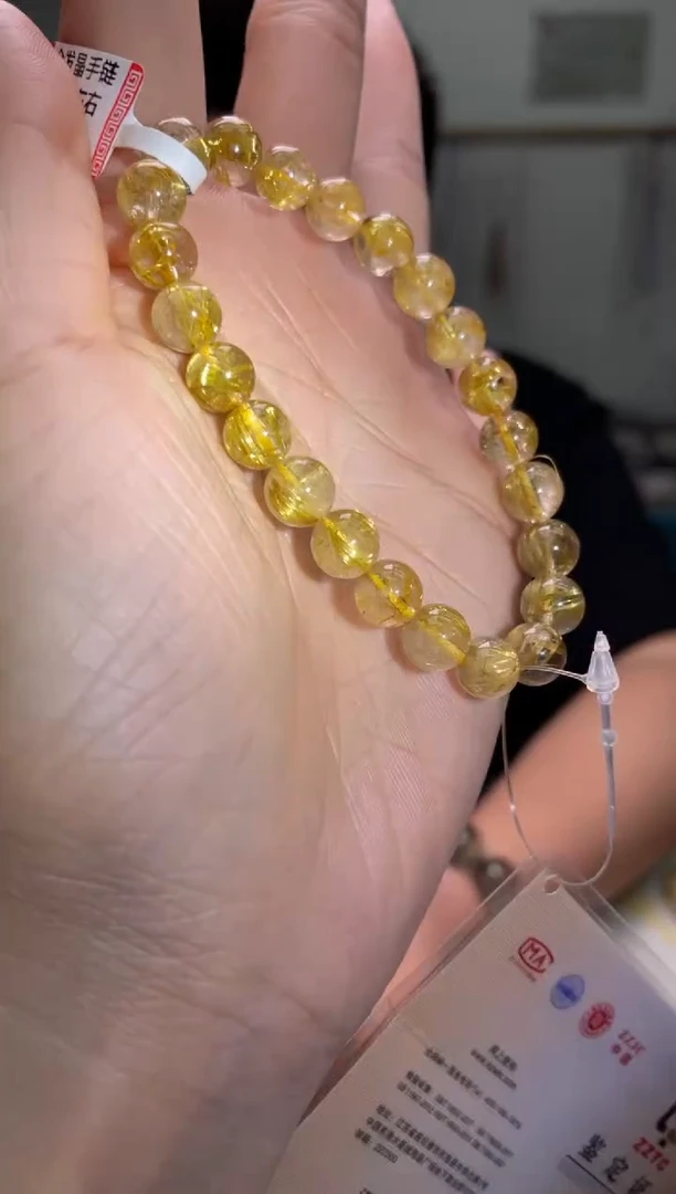 手链8±/x-081未镶嵌水晶钛晶