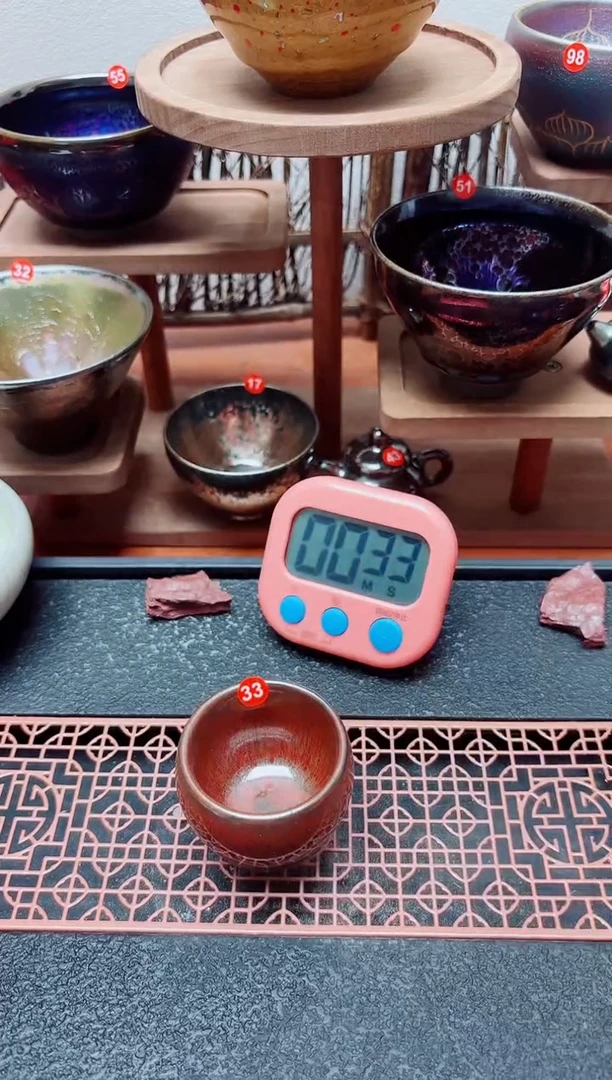 茶盏前**锦33号建盏工匠茶器