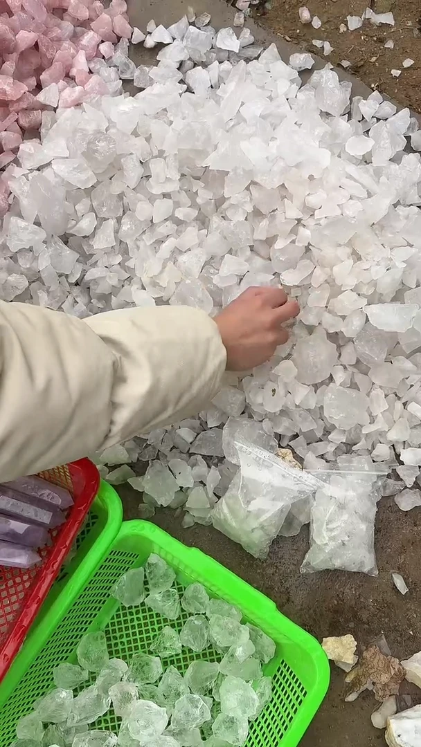 【闪购商品】水晶摆件未镶嵌白水晶碎石500g