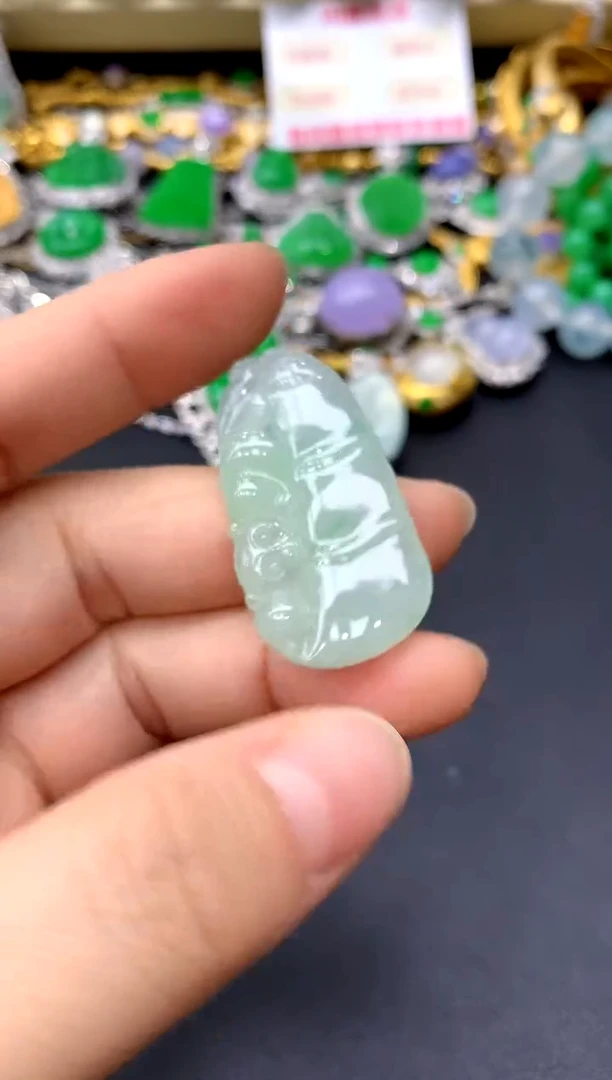 颈饰未镶嵌翡翠8-中国好珍宝