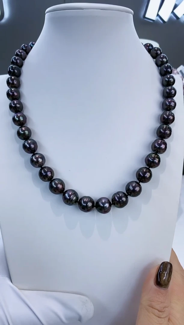 未镶嵌项链海水珍珠Y海水大溪地项链