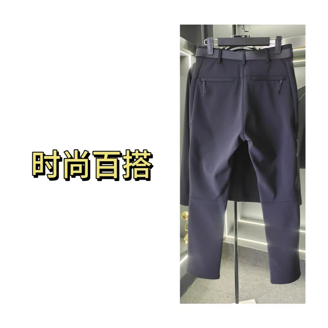 2025男士秋冬经典时尚百搭户外加绒保暖卫裤 S--（珍珍专属）