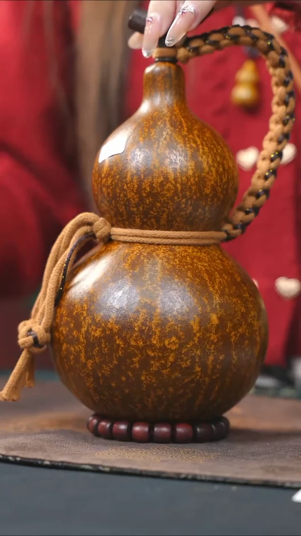 【闪购商品】WK167大漆酒葫芦不包手串及旋转底座