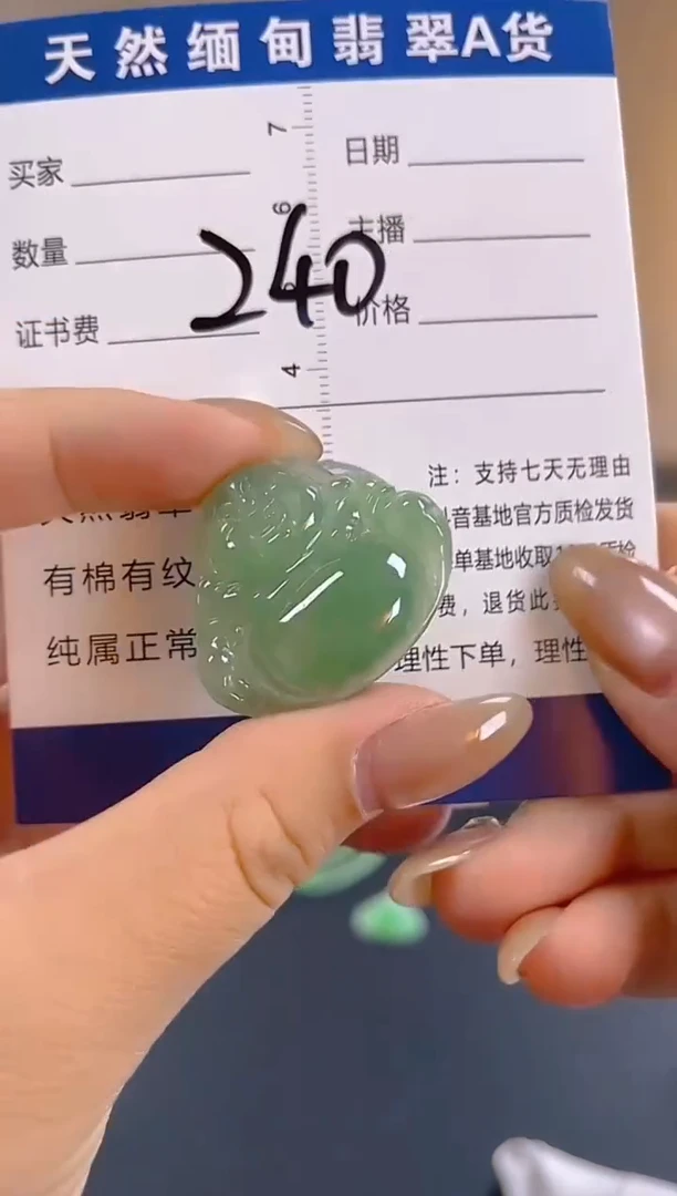 颈饰未镶嵌翡翠纯天然缅甸翡翠A货