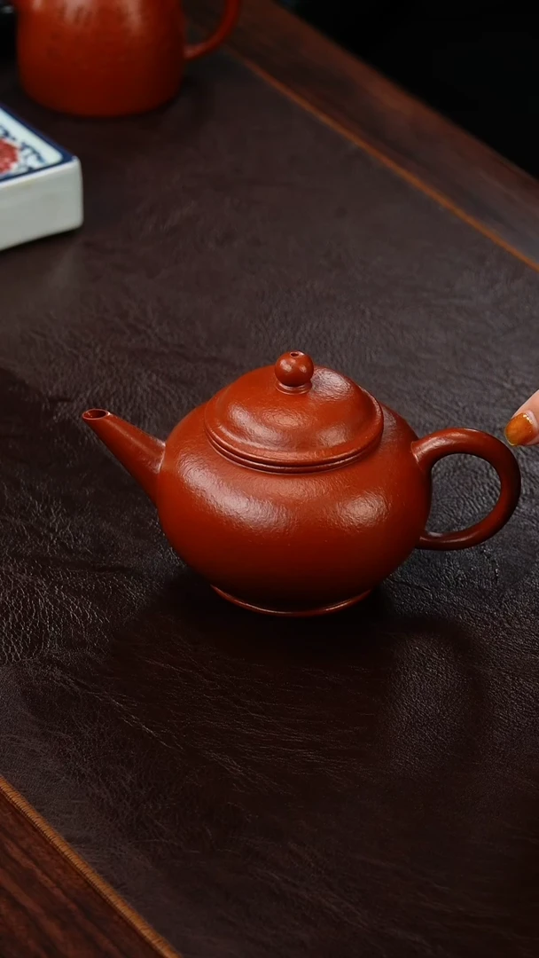 茶壶紫砂侯峰大红袍水平200cc