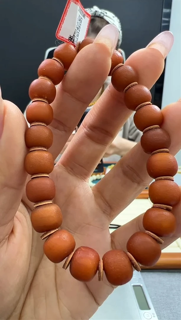 【闪购商品】琥珀手链未镶嵌974秒拍号