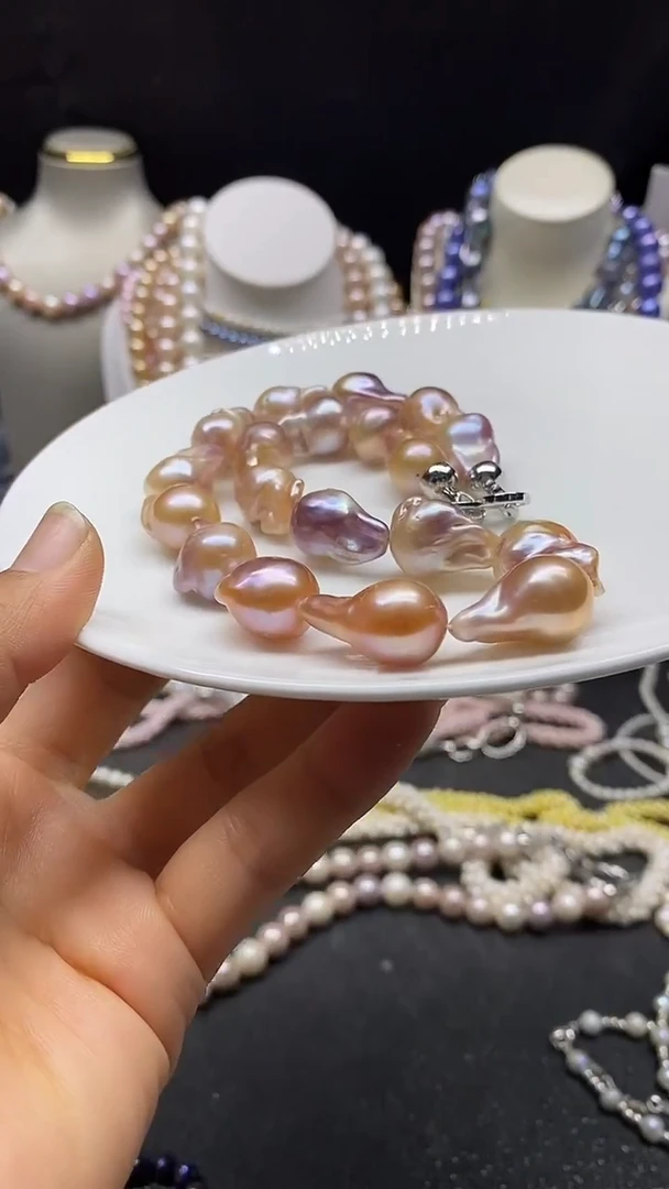 淡水珍珠未镶嵌颈饰d人多人