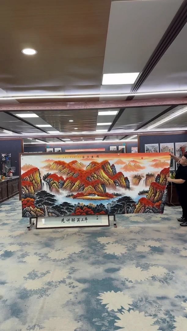 国画W-刘雪红-大丈二-山水国画
