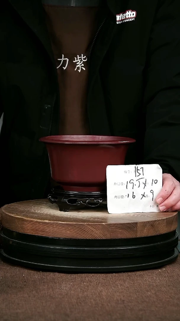 紫砂花盆花卉园艺157+S