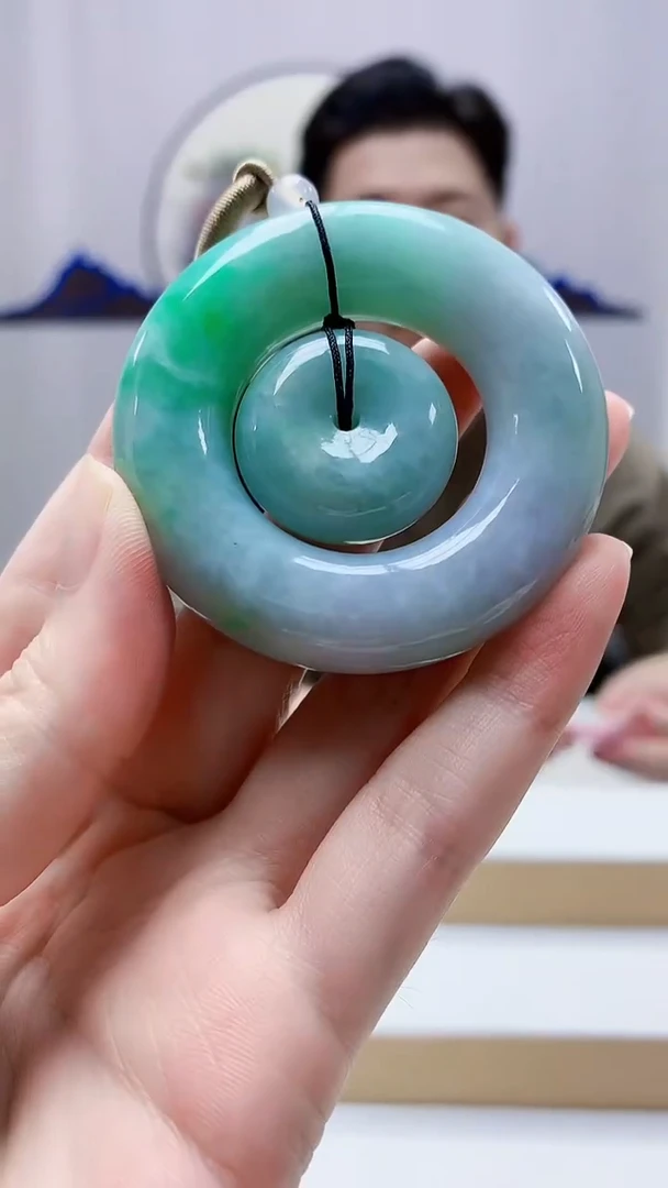 未镶嵌定制翡翠4917zm-毛货挂件扣子11