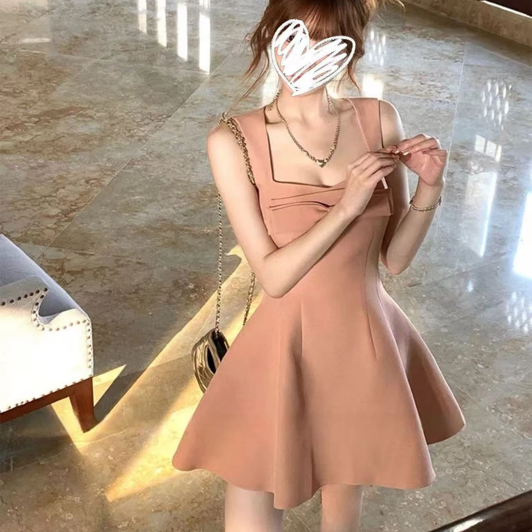 【翩若天鹅】玫瑰人生收腰显瘦设计感A版大裙摆