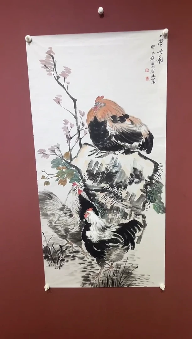 国画师文娟花鸟精品