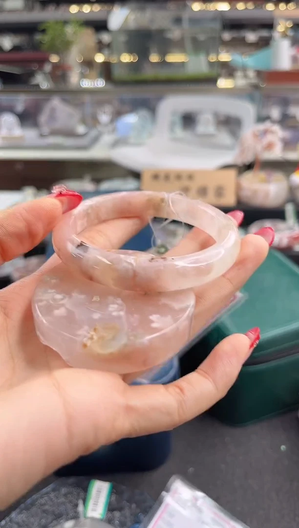 未镶嵌手镯石英质玉56圈口（赠品镯心）69920