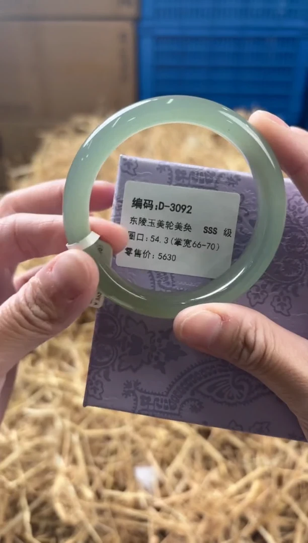 未镶嵌手镯石英质玉D-3092