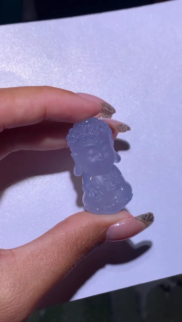 未镶嵌颈饰玛瑙/玉髓药师宝宝佛