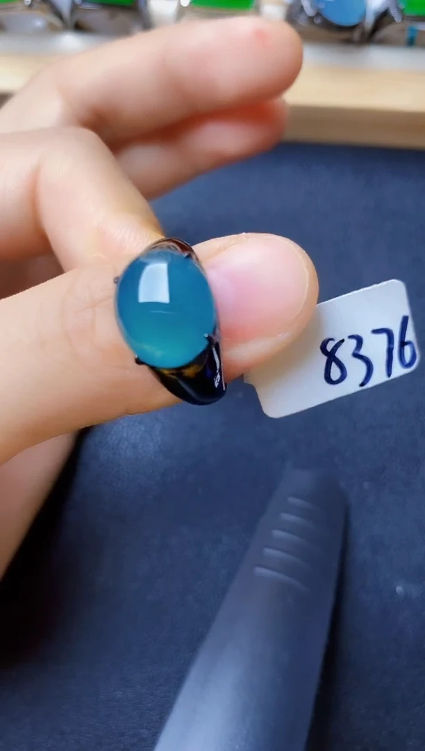 翡翠戒指银S925镶嵌222222222