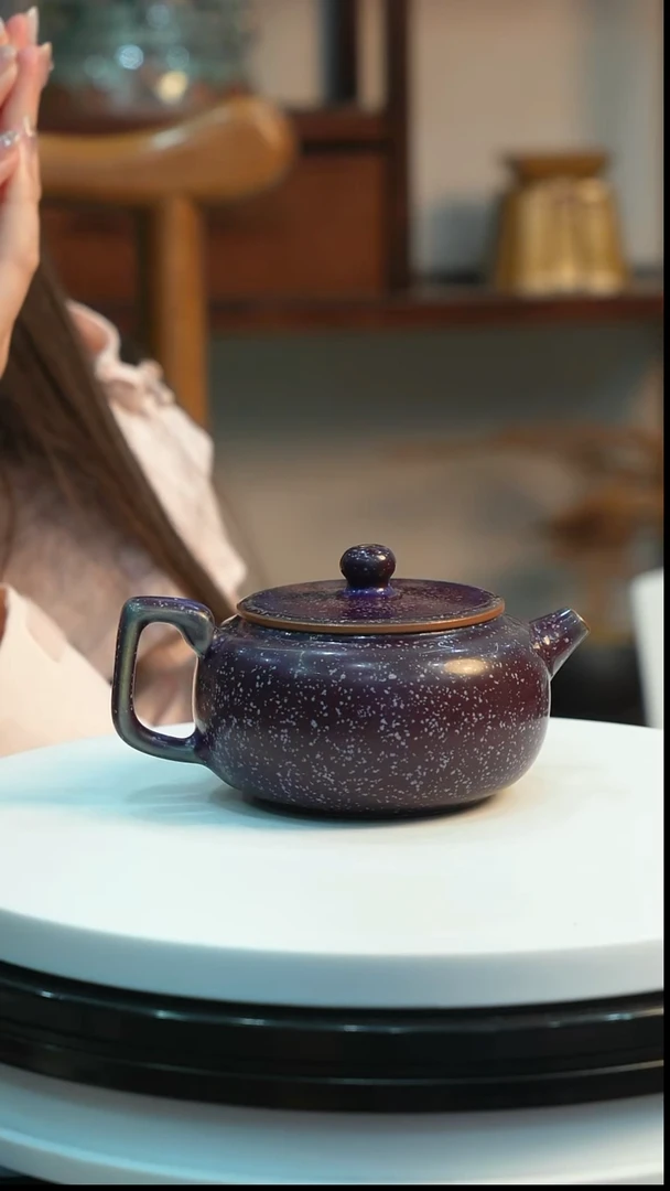 钧瓷柿饼壶福利价