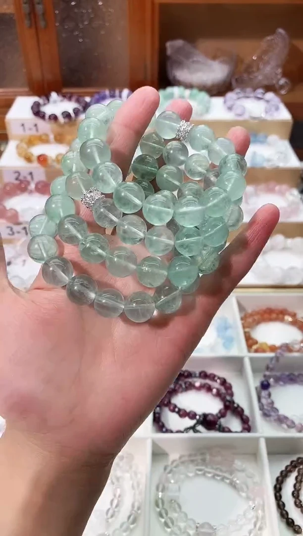 【闪购商品】水晶手串未镶嵌绿萤石手串