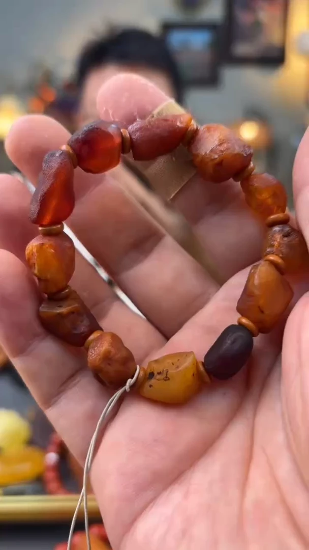 未镶嵌琥珀手串手串