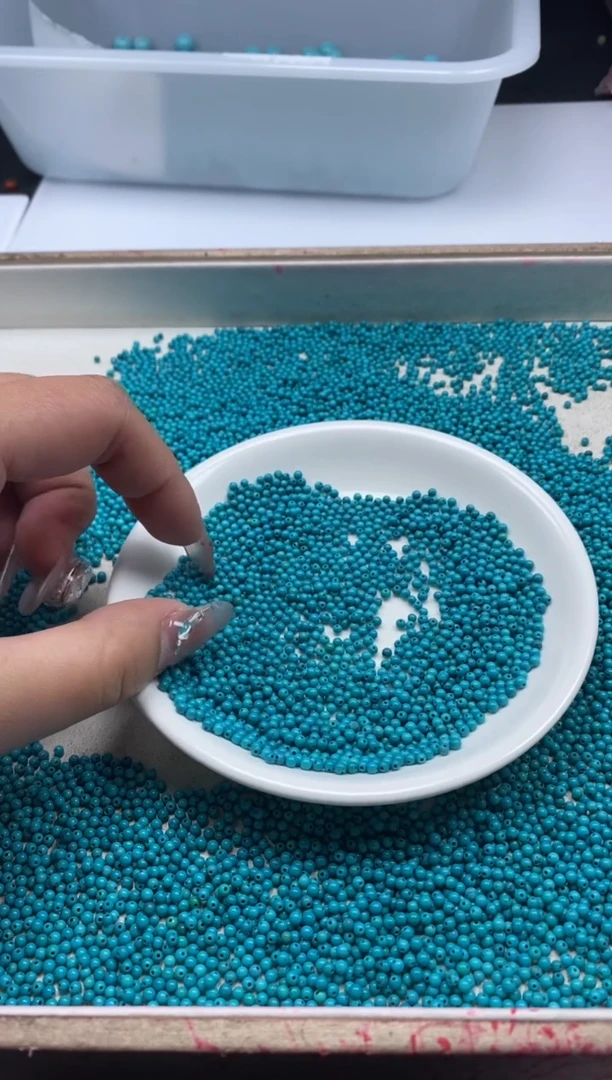 【闪购商品】玛瑙/玉髓颈饰未镶嵌w411高瓷绿松2mm*100颗