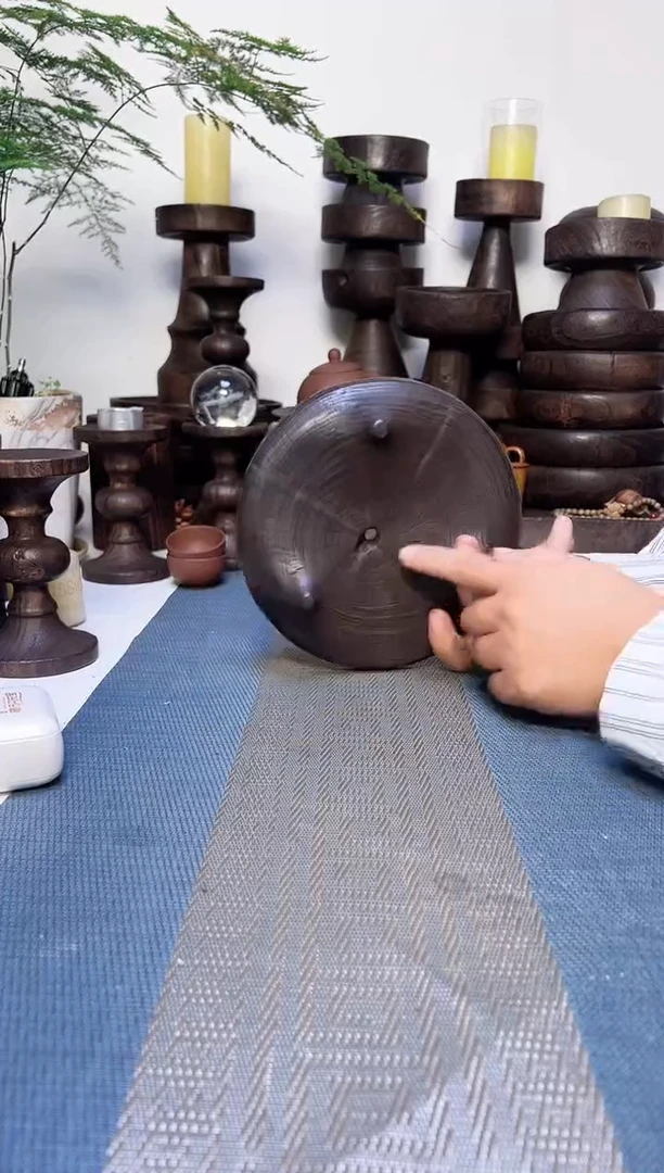 香樟木侘寂风碳化木器