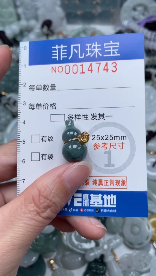 颈饰未镶嵌翡翠14743