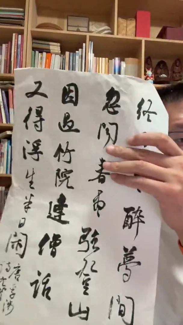 书法12号韩斌书法妙品终日昏昏醉梦间