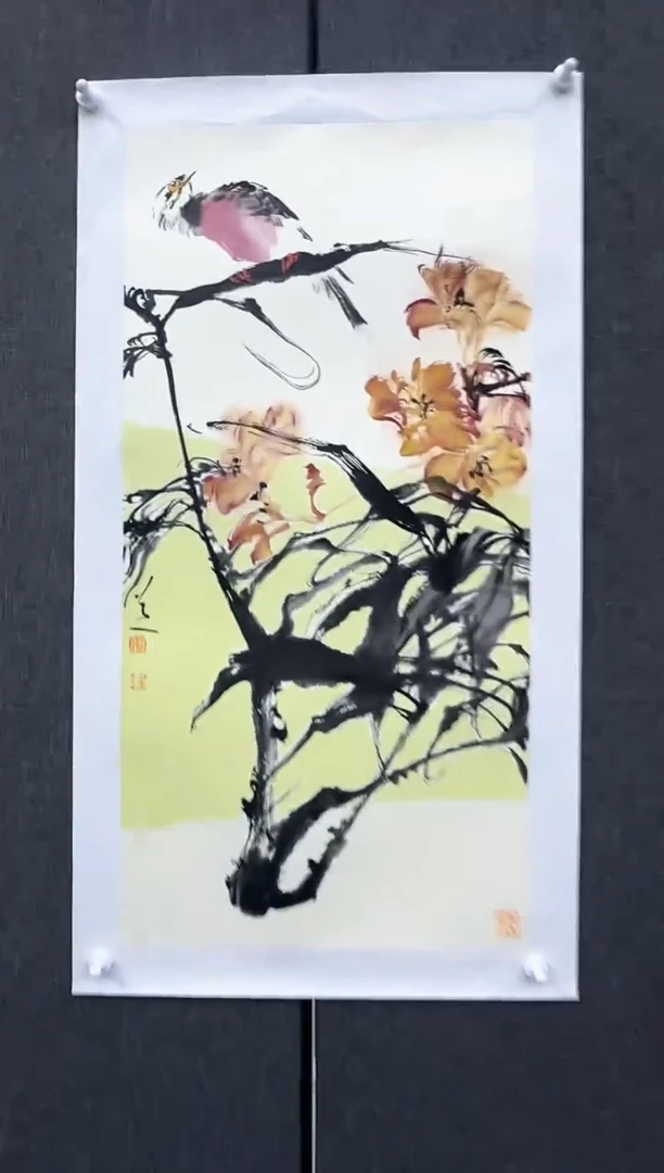 国画付建老师国画作品