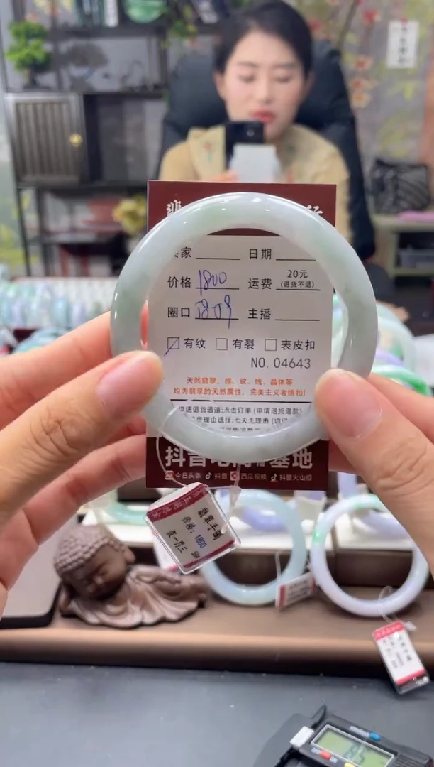 未镶嵌手镯翡翠4643*****