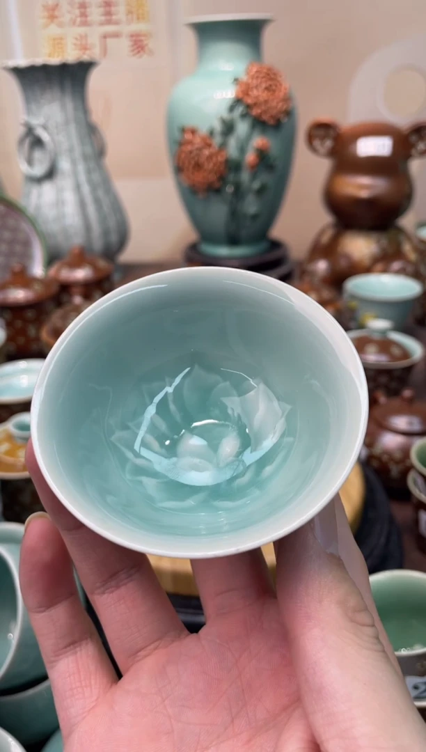 瓷特价福利 微瑕 慧仙青瓷