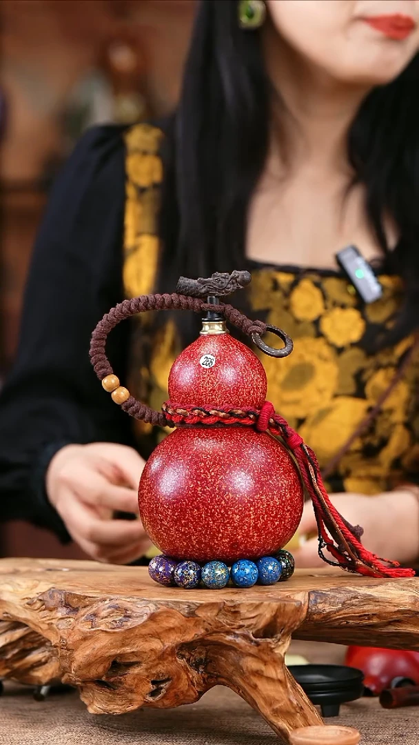 【闪购商品】266—光岳葫天然大漆酒葫芦不含漆珠