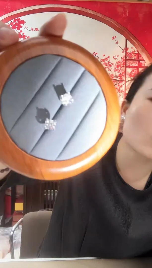 主播定制链接牛头耳饰