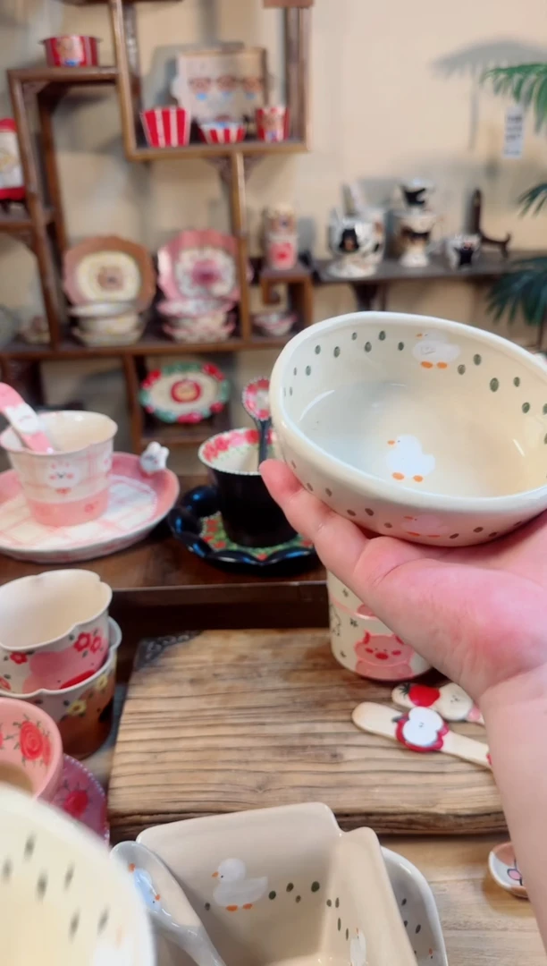 陶瓷鸭子碗【十里高温釉下彩陶瓷】