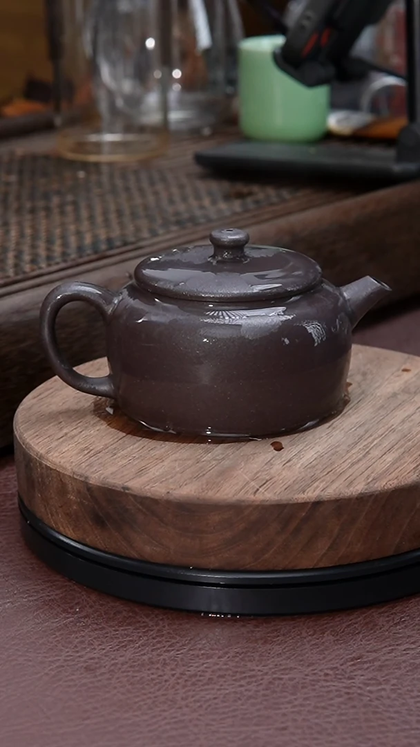 【闪购商品】紫砂茶壶德钟天青泥光速器紫砂壶