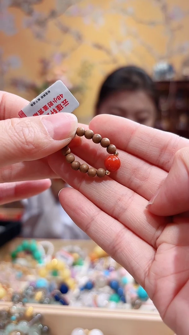 未镶嵌南红玛瑙戒指南红设计款