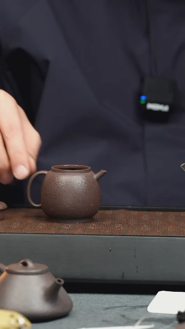 【闪购商品】紫砂茶壶五堂 明式龙蛋-时大彬制-手工炼泥