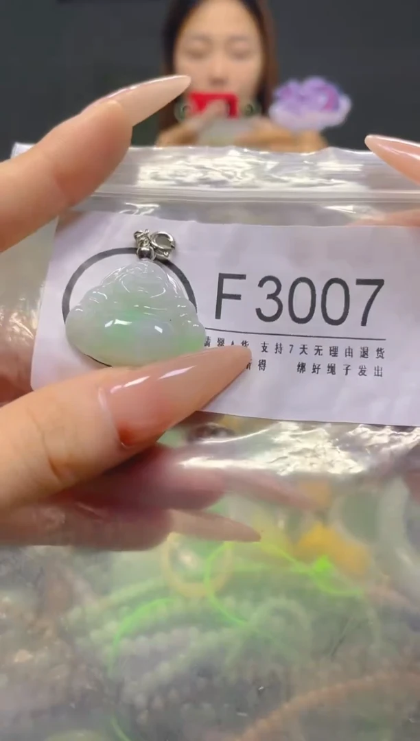 颈饰未镶嵌翡翠/F/翡翠A货，一件也是批发价