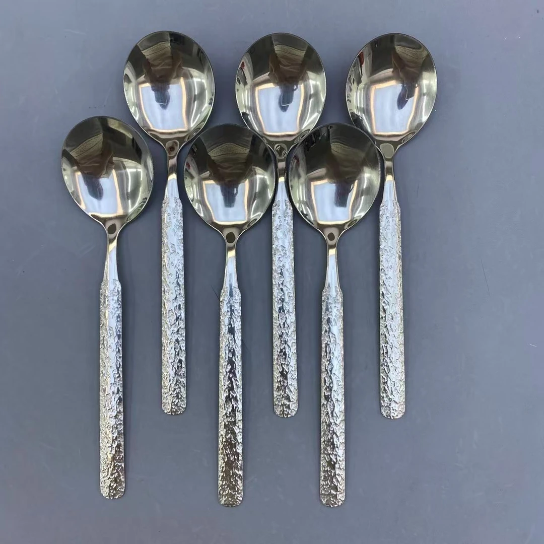 超高级璀璨吃饭勺6只创意礼盒【汤家限定】