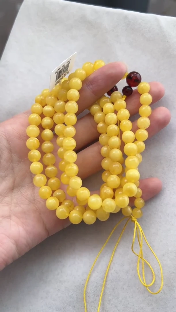 【闪购商品】琥珀裸石未镶嵌10114098-项链