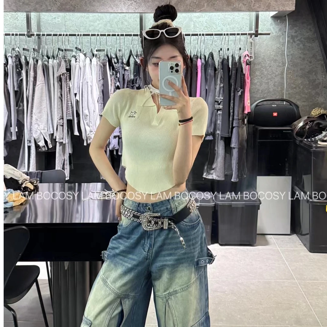 （多金家）孤品买手店设计师款时尚潮牌女上衣辣妹