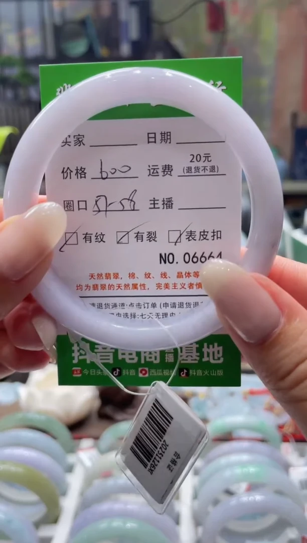 未镶嵌手镯翡翠6664****