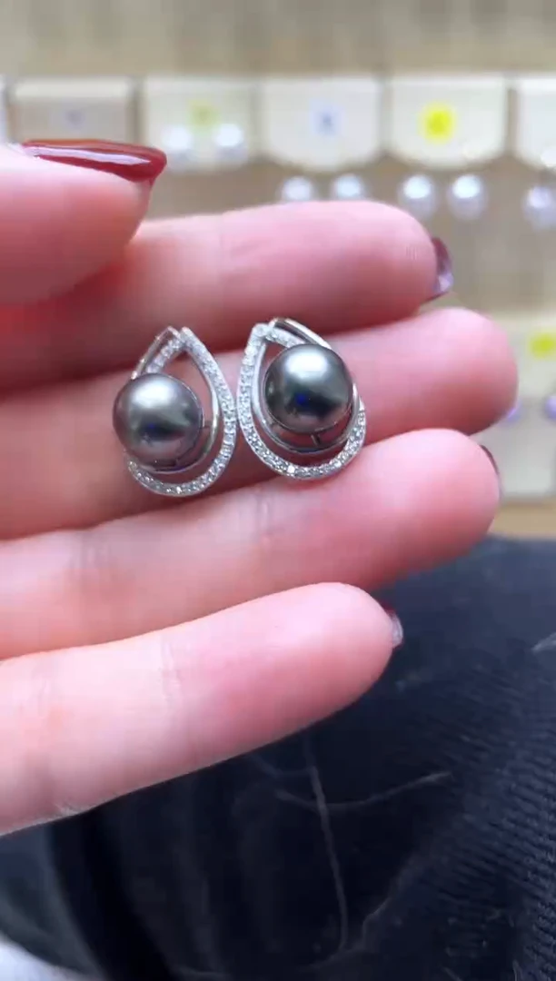 【闪购商品】海水珍珠耳饰未镶嵌耳钉