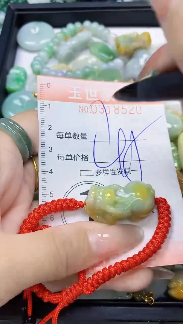 翡翠未镶嵌颈饰闪购0318520