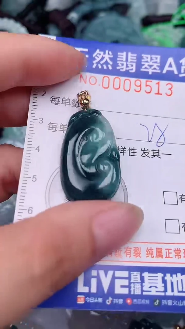 翡翠未镶嵌颈饰...0009513