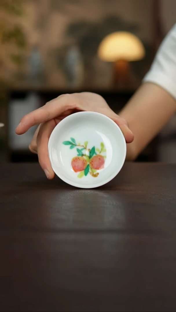 杯景德镇陶瓷杯碗柴烧多人