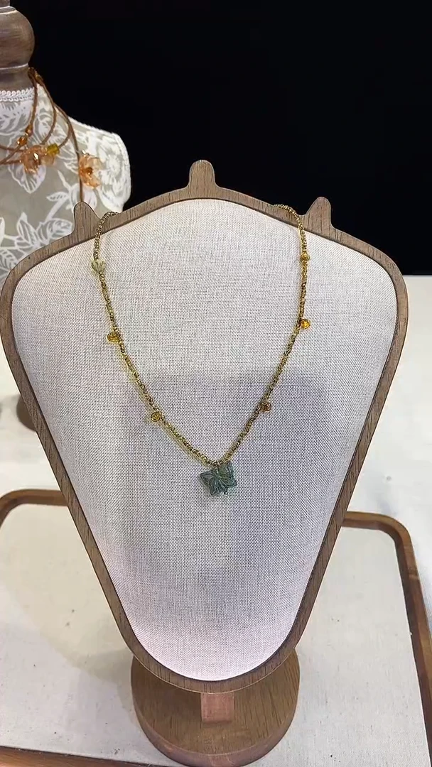 项链钛钢淡水珍珠297