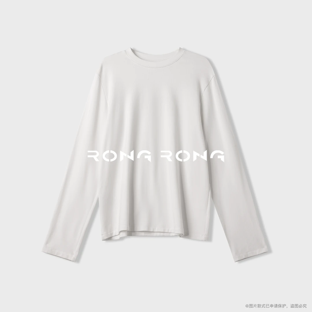 溶溶【回馈重磅云朵T】RONGRONG "云朵般舒适"莱卡棉长袖T恤T-Z0455